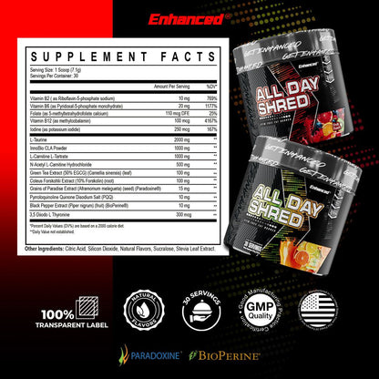 Enhanced All Day Shred Essentials