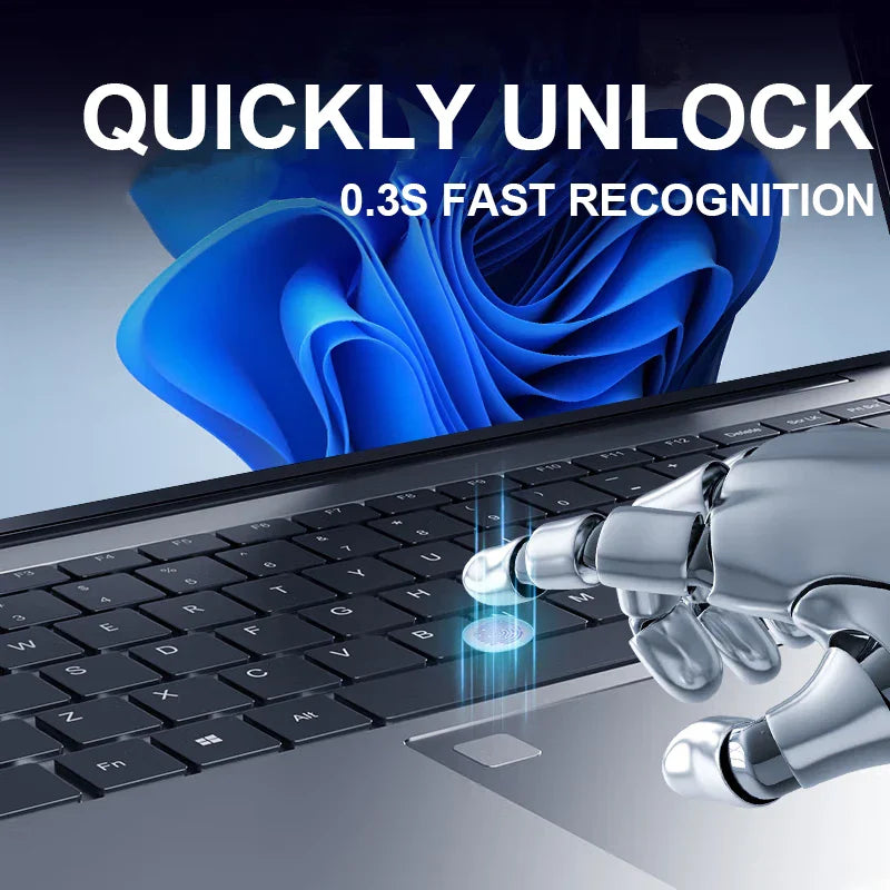 2025 New 15.6 inch Laptops Notebook Windows 11 Pro 1920*1080P Notebook Intel Core i7 8500Y 16GB RAM 1TB SSD Office Study Laptops