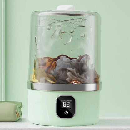 Mini Washing Machine for Home Baby Clothes Dorm Compact Portable Underwear Washer Energy-Efficient Baby Laundry Machine