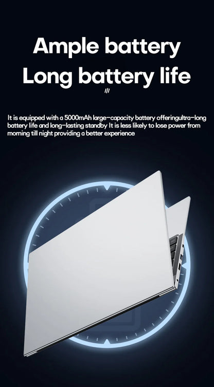 17.3" Gaming Laptop Computer PC Windows 11 Pro Intel Celeron N5095 Laptops Discrete Graphics 16GB DDR4 1TB SSD Notebook PC Gamer
