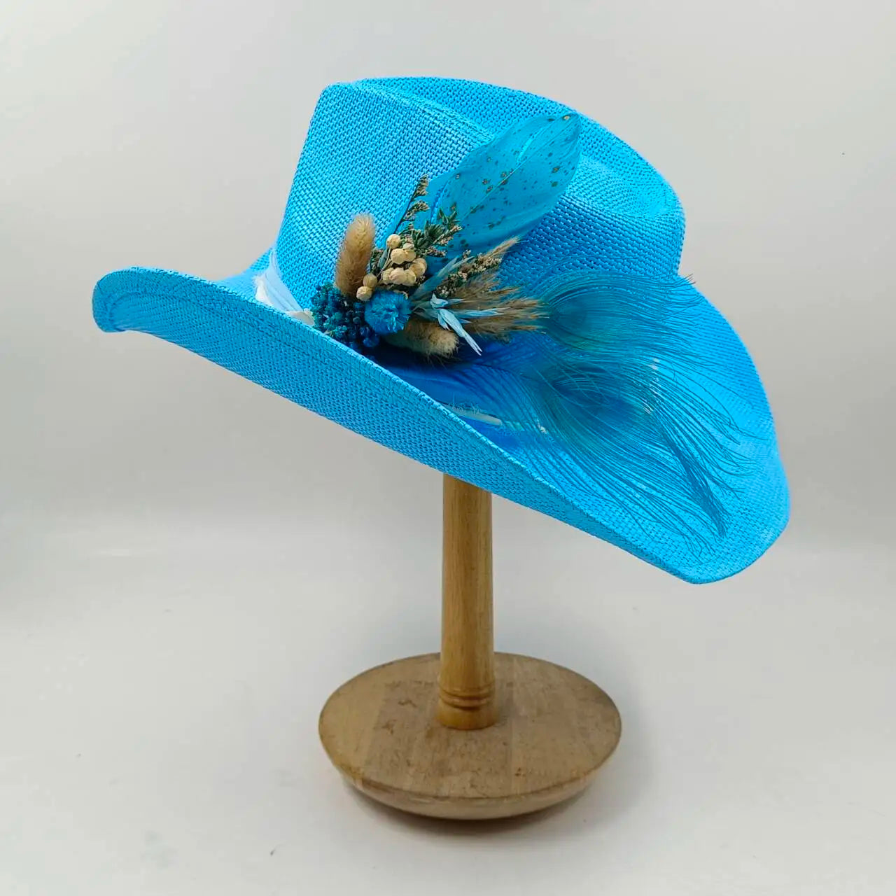 Cowboy hat summer straw hat unisex cowboy hat jazz cowboy straw hat wide brim hat spray paint custom hat party cowboy hat