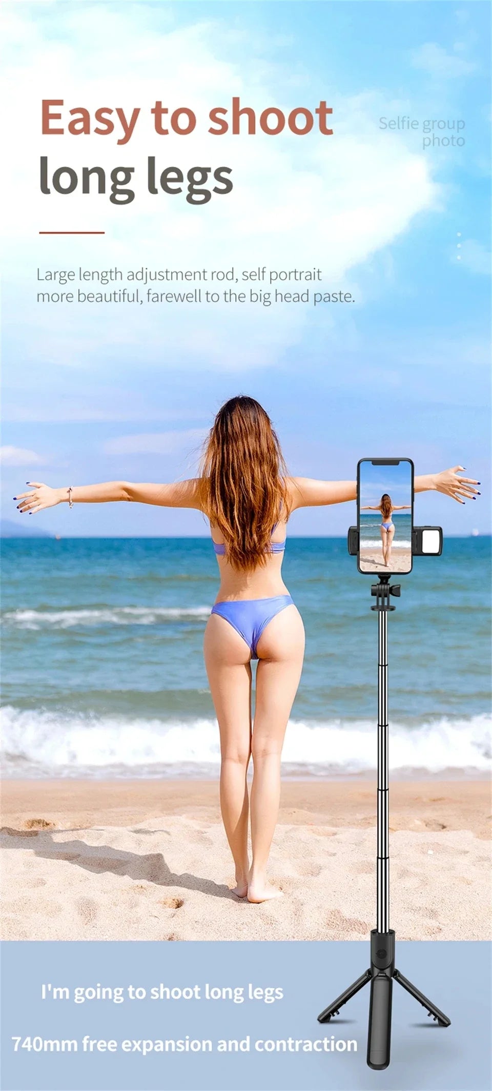 Anneau lumineux LED sans fil pour selfie, support de téléphone, trépied, lumière de remplissage, lampe à intensité variable, photographie, vidéo, trépied, streaming