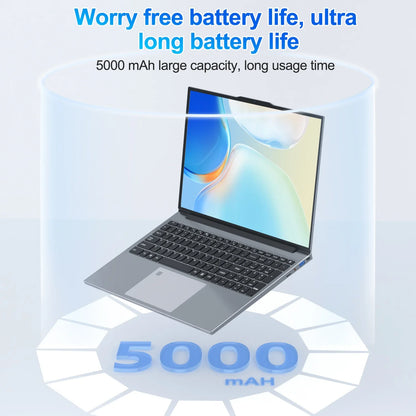 Ordinateur portable 15,6 pouces Intel Core i7 6500U Windows 11 Pro 16 Go DDR4 512 Go 1 To SSD PC portable Gamer