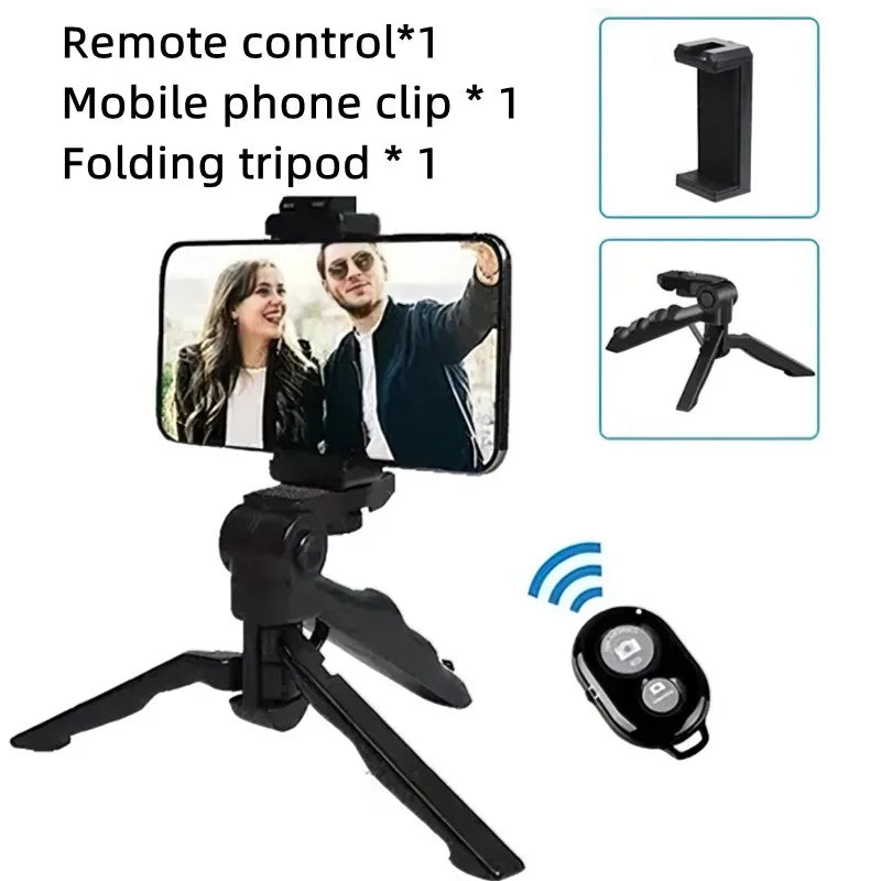 Smartphone VzonKit avec trépied, support de téléphone, mini microphone, lumière de remplissage LED, démarreur pour TikTok, diffusion en direct, vidéo prometteuse