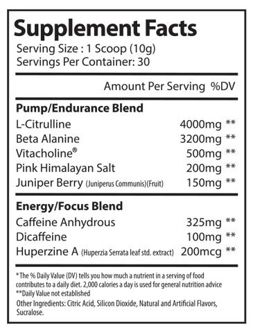 Alpha Supps Pre-Workout