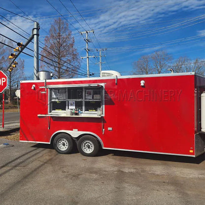 Remorque de restauration rapide mobile, cuisine américaine standard Allbetter, camion de nourriture pour glaces, pizzas, tacos, remorque de concession alimentaire à vendre.