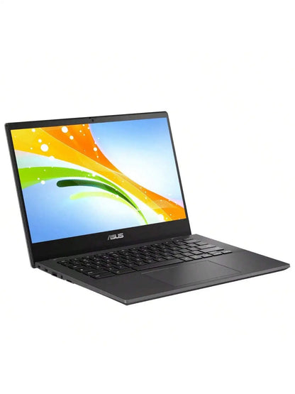 ASUS Chromebook 14" Business Laptop,MediaTek Kompanio 520,4GB RAM,320GB Storage(64GB eMMC+256GB SD Card),Gray,Chrome OS