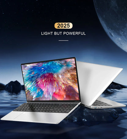15.6" HD Windows 11 Pro IPS Laptop Computer Intel Celeron N4000 Notebook PC Fingerprint Unlock 16GB DDR4 1TB SSD Gaming Laptop