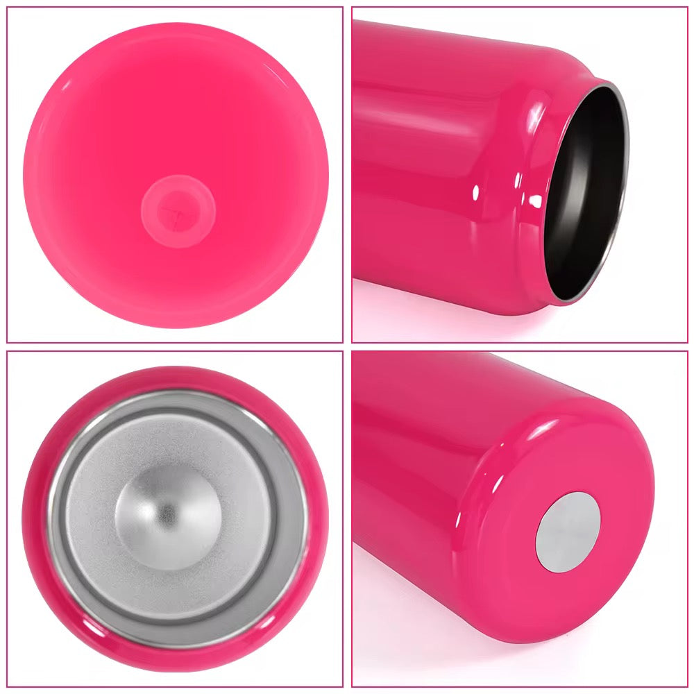 16oz Sublimation Stainless Steel Can - Double Wall Vacuum Insulated