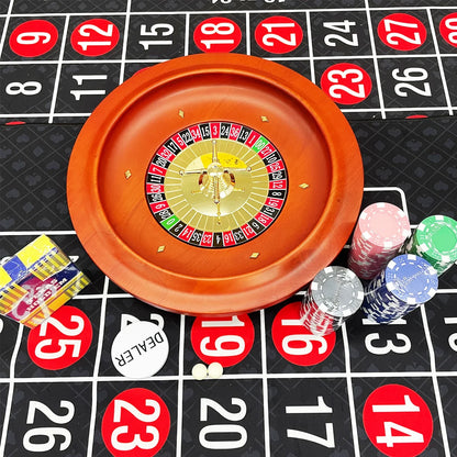 Roulette et Blackjack double face, table en feutre, disposition des virus et du gril, 120x58 cm