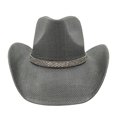 Cowboy hat summer straw hat unisex cowboy hat jazz cowboy straw hat wide brim hat spray paint custom hat party cowboy hat