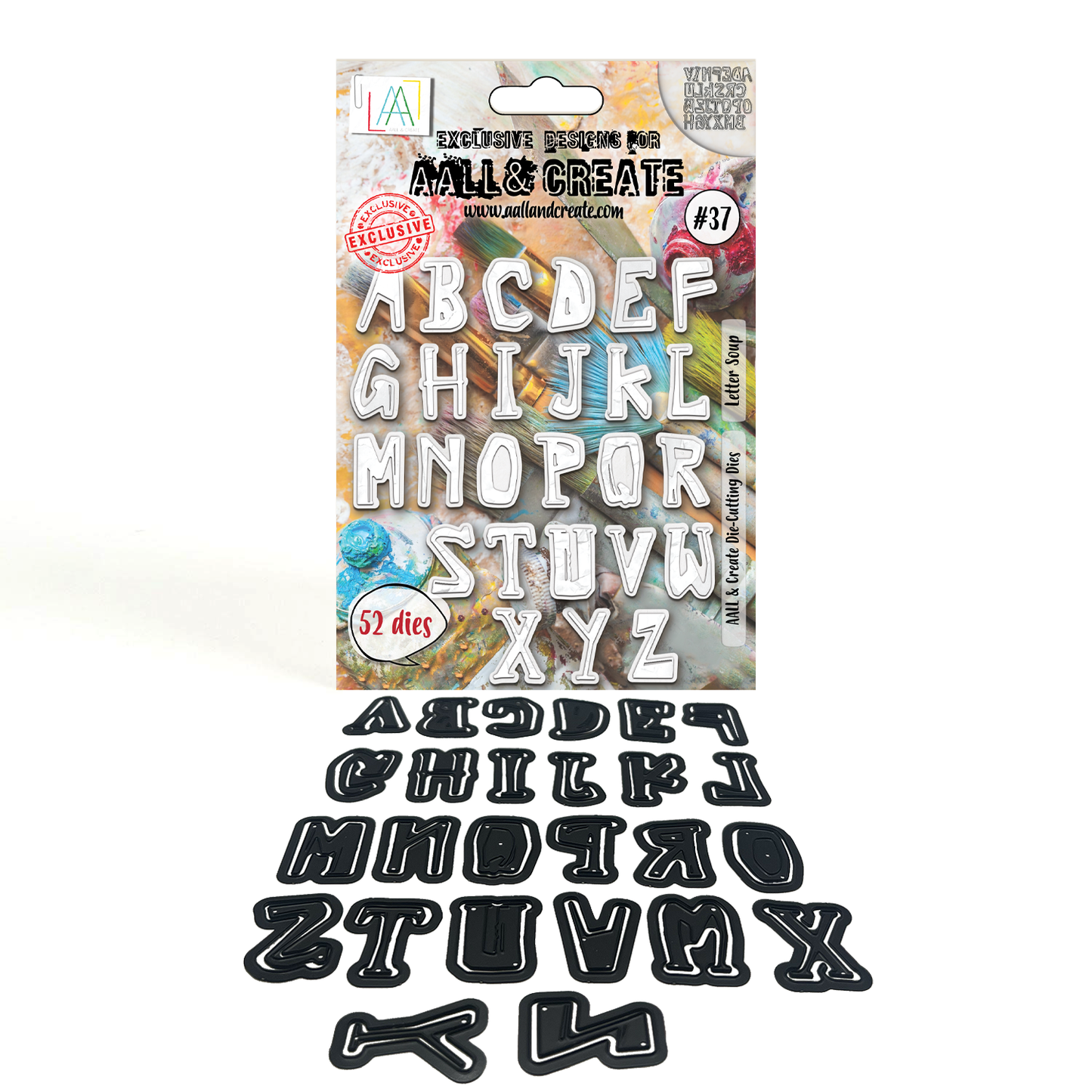 AALL and Create - Die-Cutting Die Set - Letter Soup