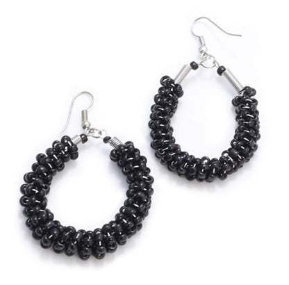 Beaded Loop Earrings