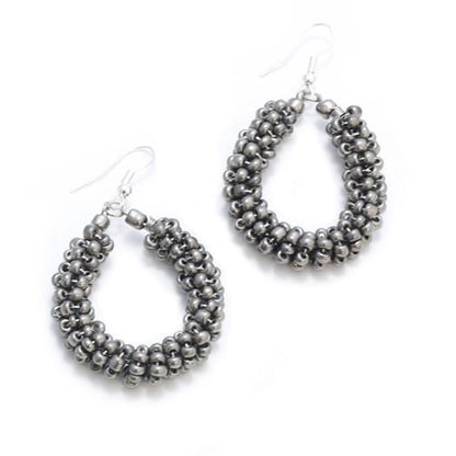 Beaded Loop Earrings