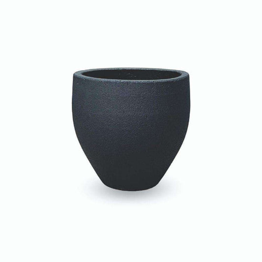 Jardinière en ciment noir Aba (plusieurs tailles)