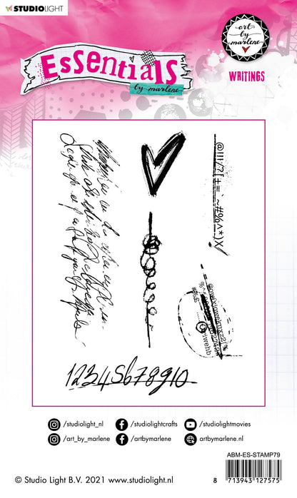 ABM Cling Stamp Writings Essentials 105x148mm nr.79