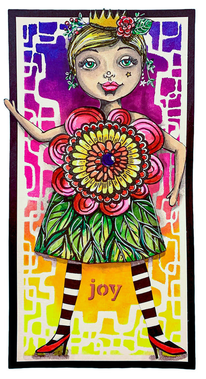ABM Tampon Transparent Mes Filles Collection Mélangée 148x210x3mm 4 PC nr.288