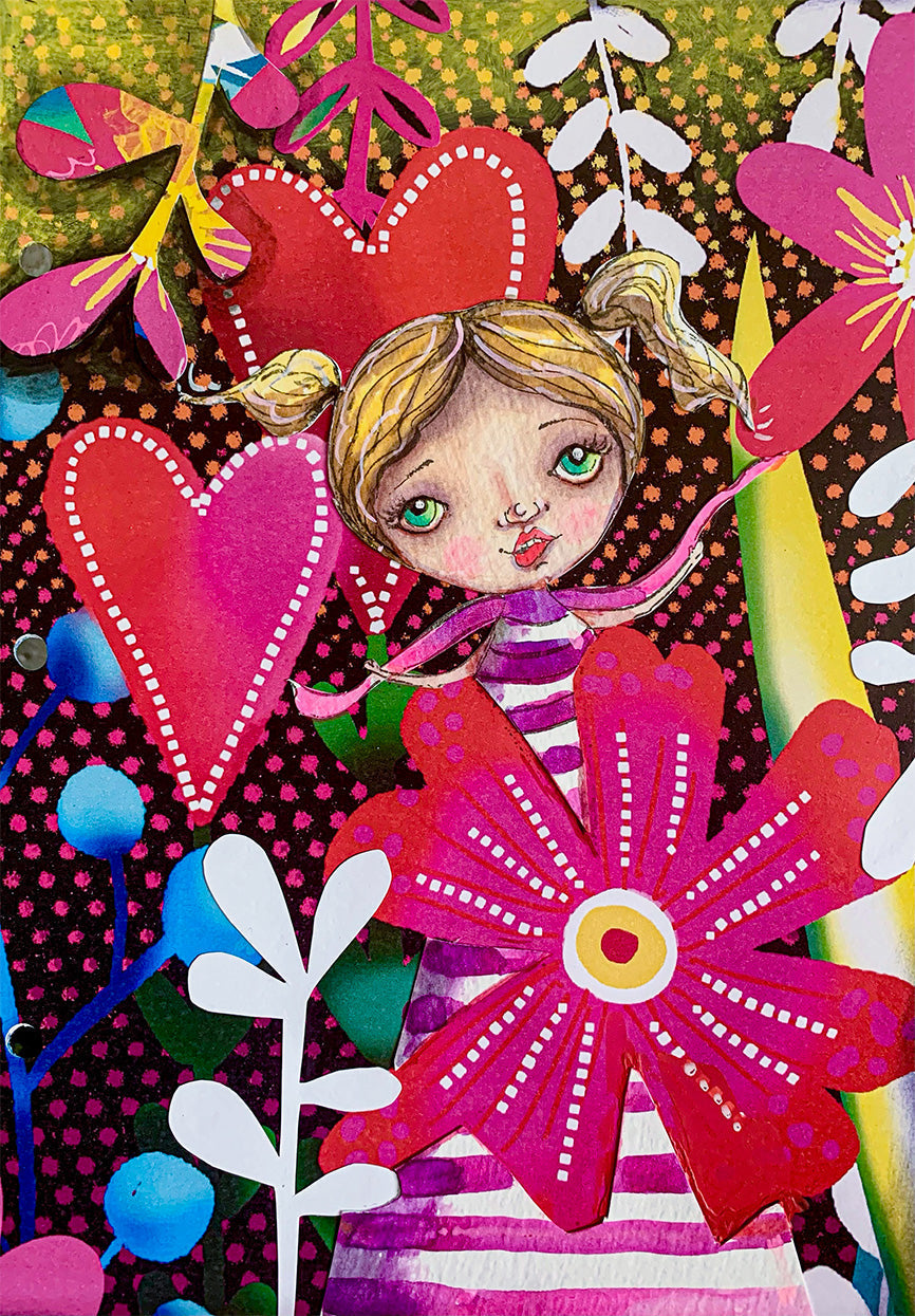 ABM Tampon Transparent Mes Filles Collection Mélangée 148x210x3mm 4 PC nr.288