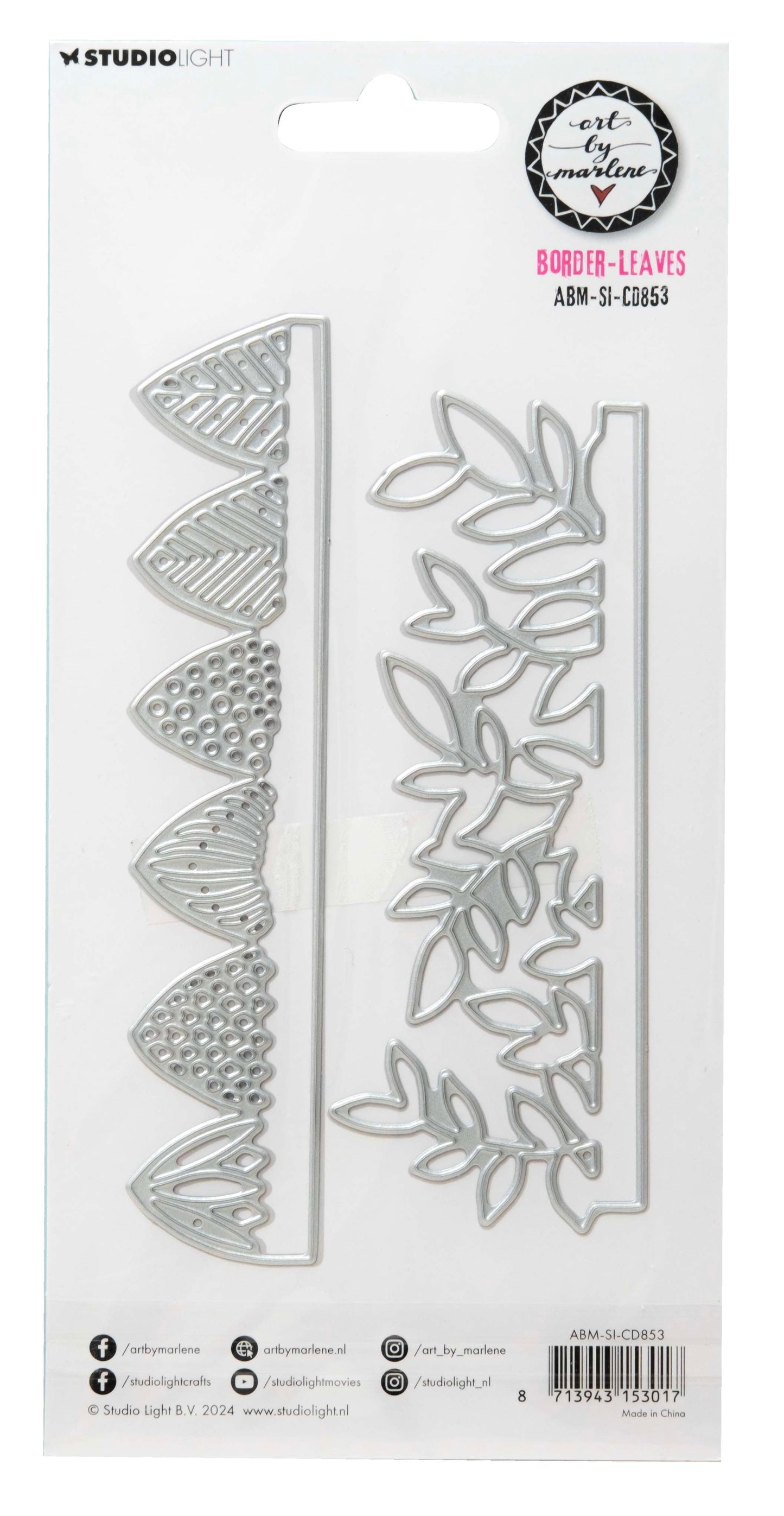 ABM Cutting Dies Border-Leaves Signature Collection 2 PC