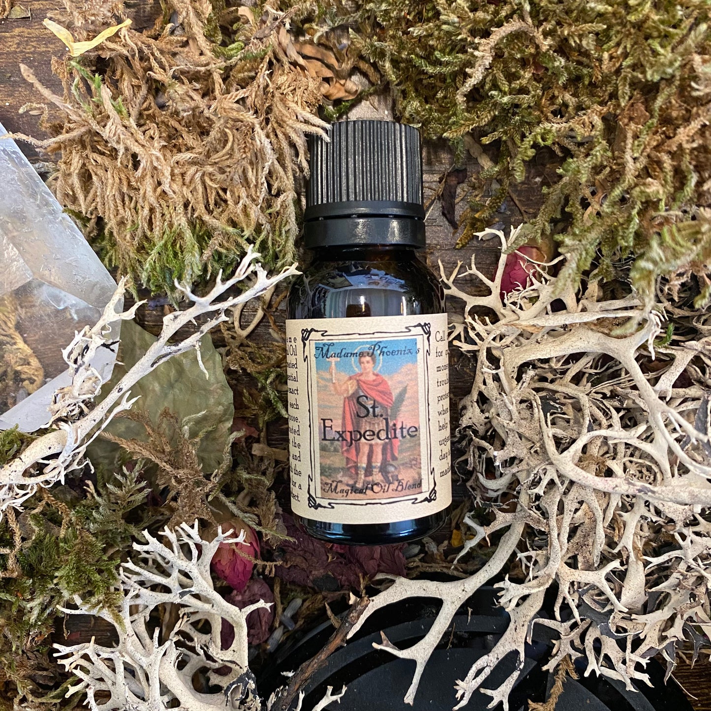 St. Expedite Anointing Oil Dropper