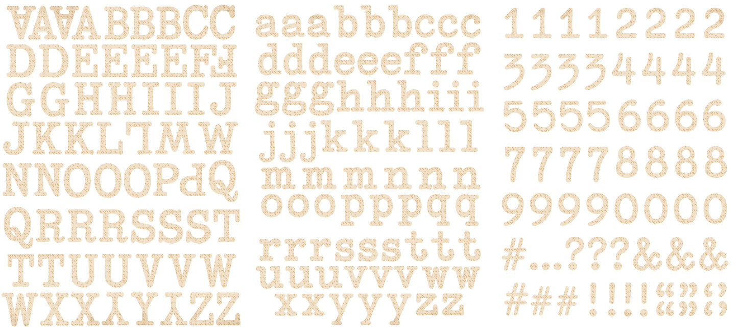 Arden Creative Studio Remembering... Alphabet Stickers