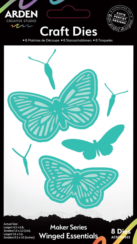 Arden Creative Studio Maker Series Winged Essentials Craft Die Set