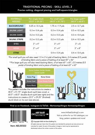 Love Stinks Quilt Pattern - Art East Quilting Co.