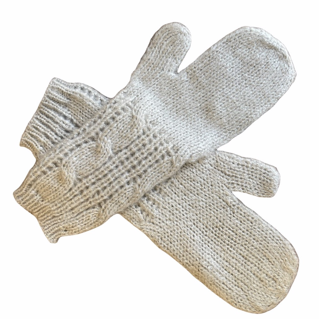 Cable Knit Mittens