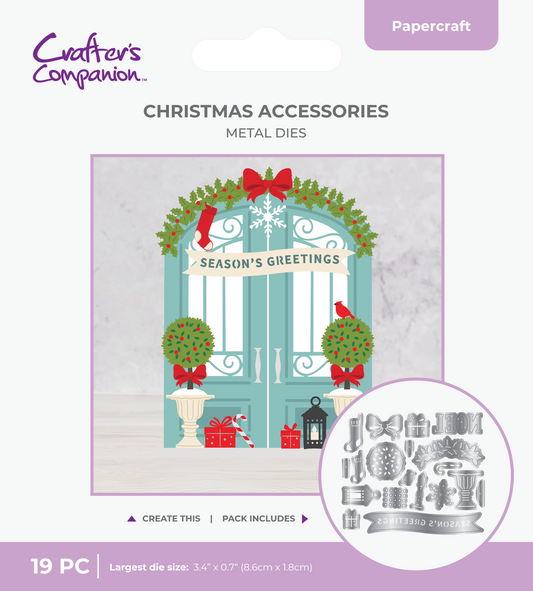 Crafter's Companion Metal Die - Christmas Accessories