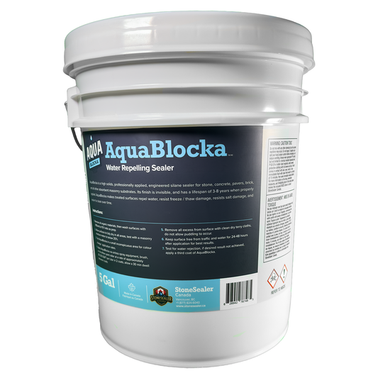 AquaBlocka | Scellant à base d'eau pour pierre, béton et bois