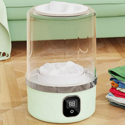 Mini Washing Machine for Home Baby Clothes Dorm Compact Portable Underwear Washer Energy-Efficient Baby Laundry Machine