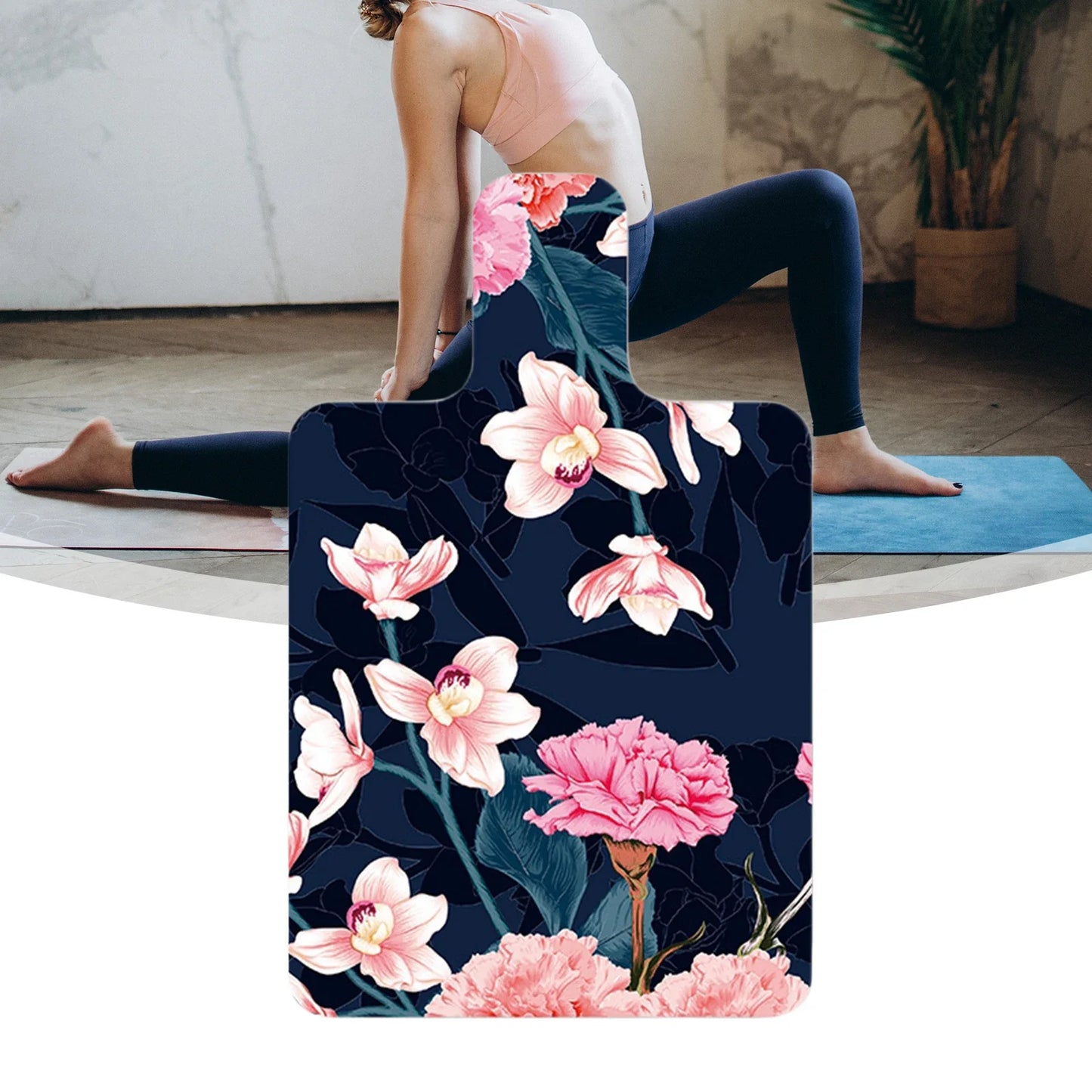 Tapis de Pilates Reformer, tapis de yoga antidérapant, tapis de gymnastique, fitness sportif, serviette de yoga épaisse et légère, équipement de fitness à domicile
