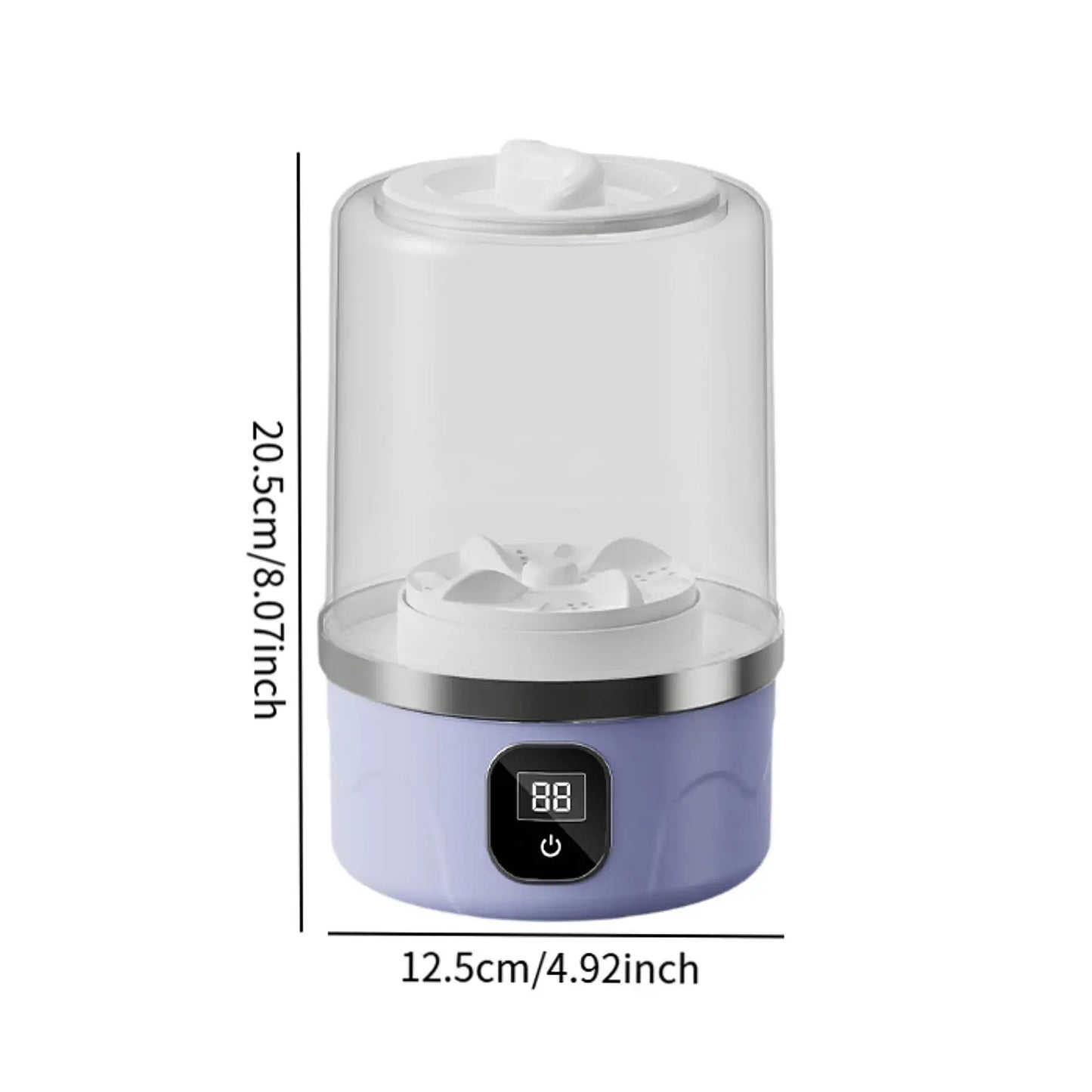 Mini Washing Machine for Home Baby Clothes Dorm Compact Portable Underwear Washer Energy-Efficient Baby Laundry Machine