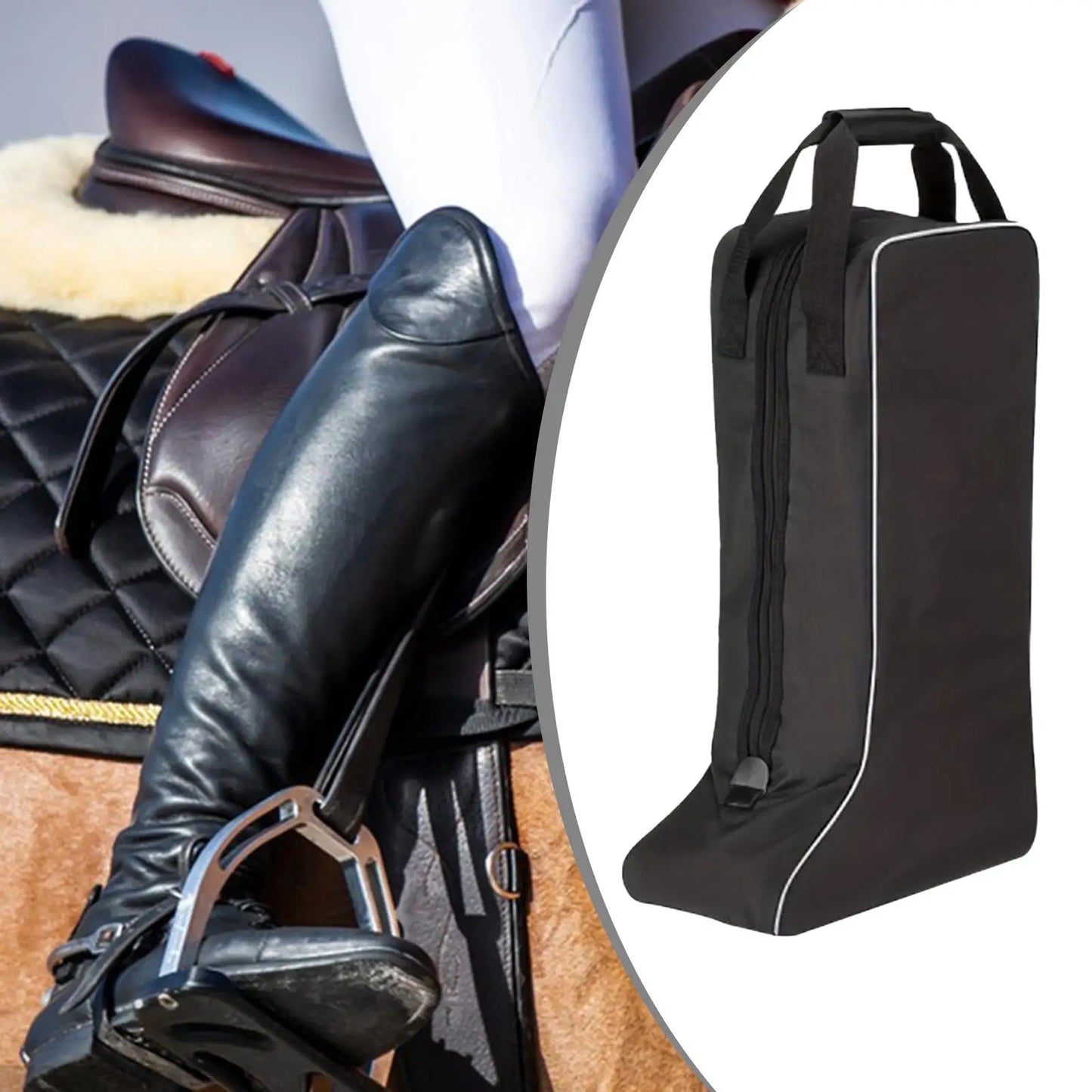 Horse Riding Tall Boot Bag Carry Pouch Competition Equestrian Pack Equipment,Equestrian Pack Equipment Professional Protection