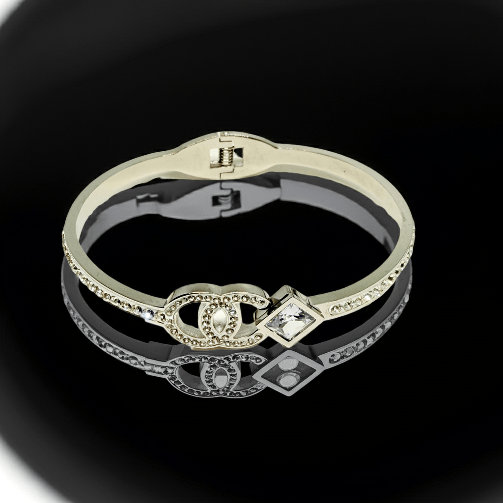 Silver Plated AD Stones bracelet