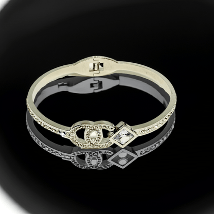 Silver Plated AD Stones bracelet
