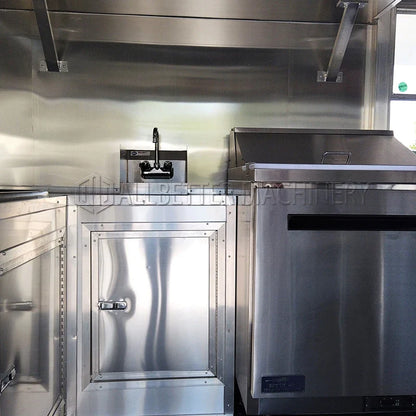 Remorque de restauration rapide mobile, cuisine américaine standard Allbetter, camion de nourriture pour glaces, pizzas, tacos, remorque de concession alimentaire à vendre.