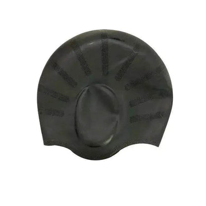 Adults Swimming Silicone Unisex Long Hair Waterproof Caps