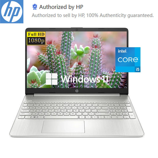 HP 15.6" FHD IPS Flagship Laptop Computer,Intel Core i5-1135G7,16GB RAM,1TB SSD,Iris Xe Graphics,WiFi 6,Windows 11 Home,Silver
