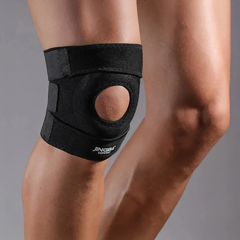 Genouillère orthopédique, genouillère, soulagement des douleurs articulaires, protection de la rotule, genouillère de Sport réglable, ceinture de bondage ménisque