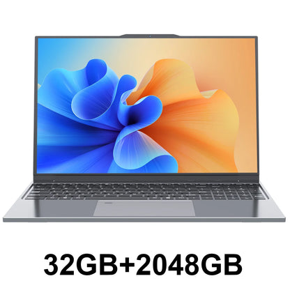 15.6 Inch Business Laptop Notebook PC CPU Intel i7  16GB RAM 2TB SSD Storage Windows 11 Fingerprint Recognition Backlit Keyboard