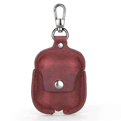 AirPods Leather Covers + Keychain Hook!