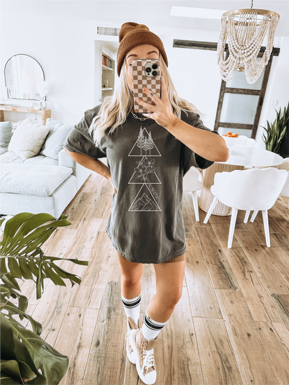 Geometric Alberta Unisex T-shirt | Prairie Clothing