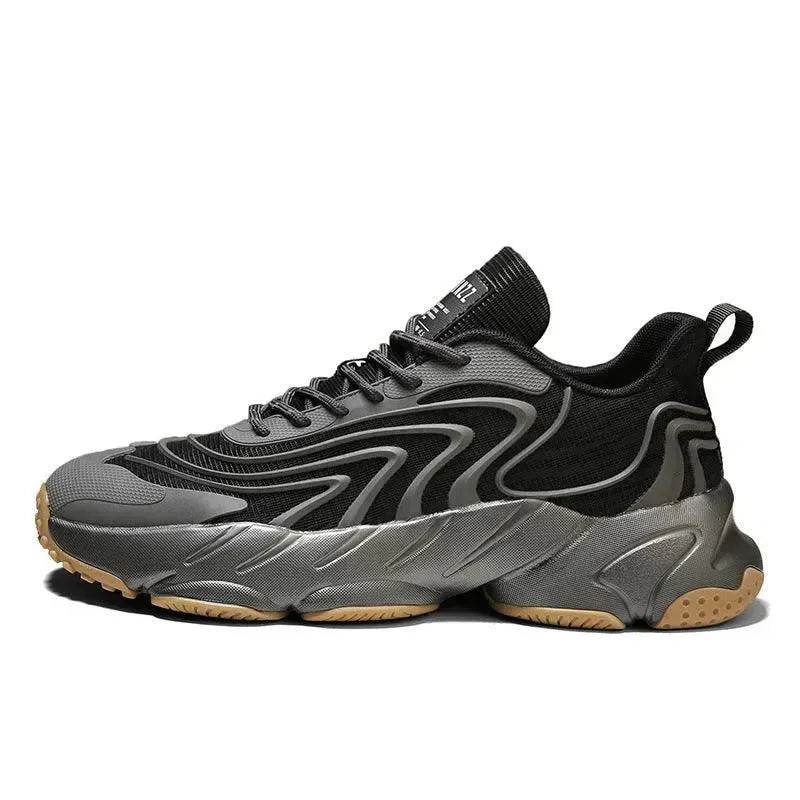 Chaussures de sport décontractées polyvalentes, chaussures de papa, chaussures tendance pour hommes, chaussures en maille