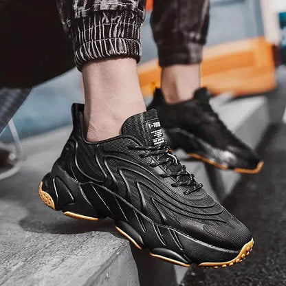 Chaussures de sport décontractées polyvalentes, chaussures de papa, chaussures tendance pour hommes, chaussures en maille