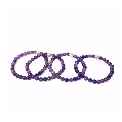 Amethyst Gemstone Bracelet - The Stone of Higher Self