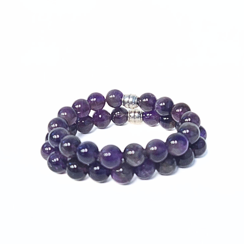 Amethyst Gemstone Bracelet - The Stone of Higher Self