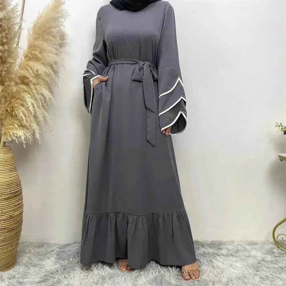 Arab  Fashion Dress At Hem For Women