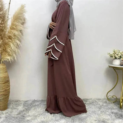 Arab  Fashion Dress At Hem For Women