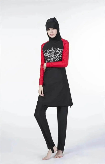 Arab  One Piece Swimsuit Women's Long Sleeve Swimsuit